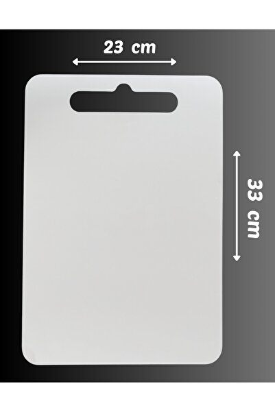 OY-Bİ 2 Pieces Stainless Steel Cutting Board Antibacterial Surface 23X33 Large Size