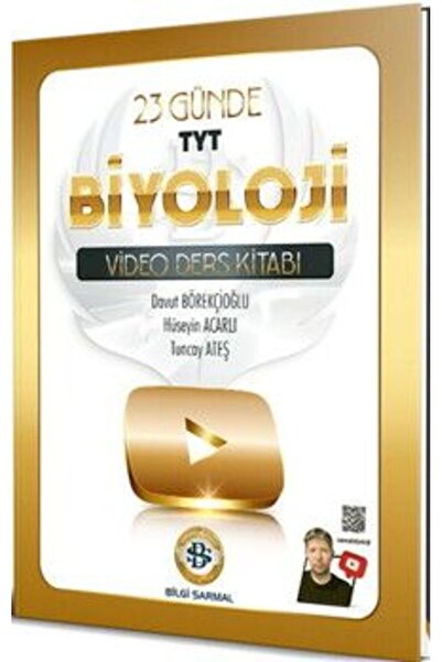 Bilgi Sarmal Yayınları Bilgi Sarmal TYT Biyoloji 23 Günde Video Ders Kitabı