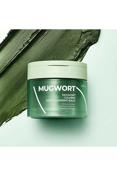 Isntree Mugwort Calming Deep Cleansing Balm 100ML – Gentle Makeup Remover & Soothing Cleanser