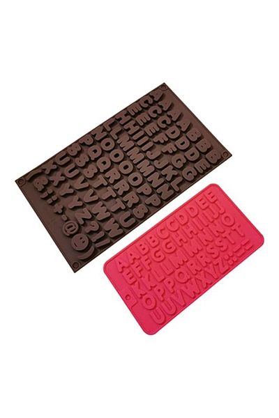 Generic Silicone Alphabet & Number Mold Set – 2 Pieces