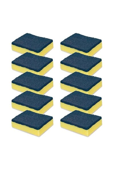 Generic مجموعة إسفنجة ومقشر سبوت زيرو، مكونة من 10 قطع