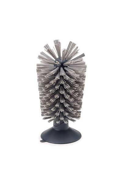 Generic HengKaiSing Brush-Up Glass Brush with Suction Cup Upright Stays in Sink Bristle Scrub Kitchen Bottl