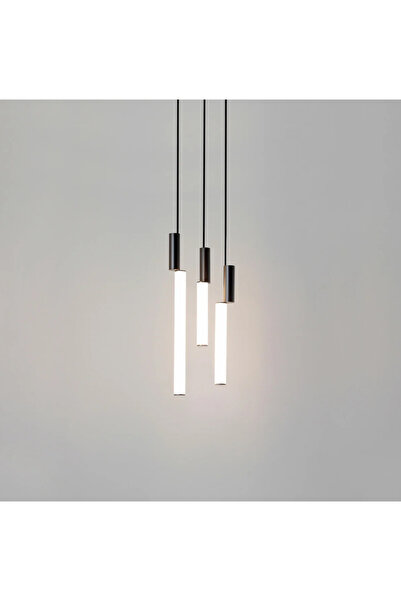LUXXO LED Pendant, Black Lumien, 12W, Neutral Light (4000K), Aluminum Body, Acrylic Shade
