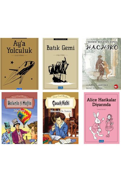 Beyaz Balina Yayınları HACHIKO 6 Kitap Ortaokul Okuma Seti