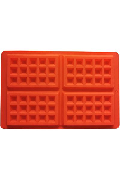 Generic Silicone Waffle Maker Mold – Non-Stick 4-Cavity