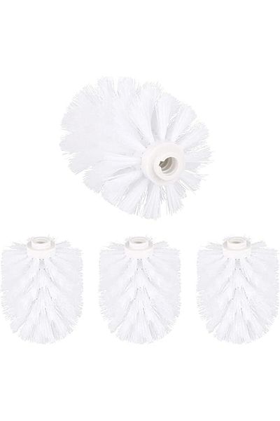 Generic Toilet Brush Replacement, pcs Durable Round Brushes Head, Ideal Cleaning Accessory for Toilet Clean