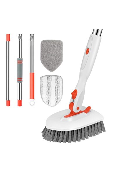 Generic فرشاة تنظيف الأرضيات من أزوني، فرشاة تنظيف حوض الاستحمام والبلاط 3 في...