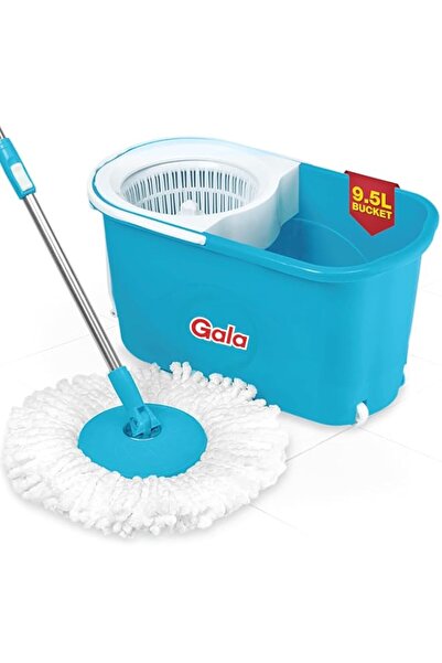 Generic ممسحة جالا إي كويك سبين، عجلات سهلة ودلو كبير مع 2 عبوة إعادة تعبئة م...