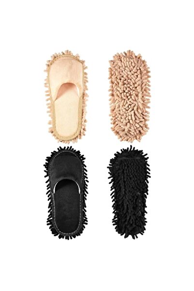 Generic نعال تنظيف الأرضيات SYOSI، زوجان من أحذية ممسحة الألياف الدقيقة لتنظي...