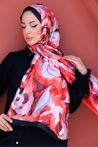 49eyşanipek Akrilik Çiçek Desenli İpeksi Şal