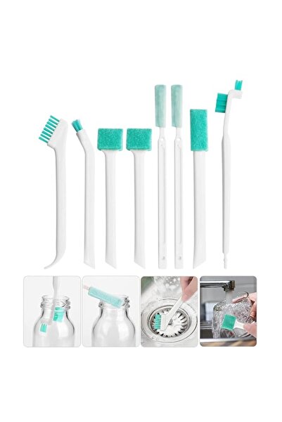 Generic فرش تنظيف صغيرة للمنزل من نالاينا، مجموعة أدوات تنظيف الشقوق من 8 قطع...