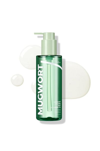 Isntree Mugwort Calming Deep Cleansing Oil 200ML – Gentle Makeup Remover for Sensitive Skin