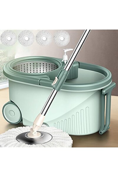 Generic طقم ممسحة ودلو دوار من دريمونز لينك متعدد الألوان، 360 درجة، دلو ممسح...