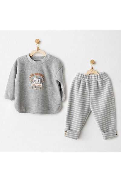 Budi Andywawa Ac26212 Casual 2-Piece Suit Gray
