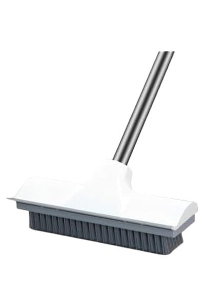 Generic فرشاة تنظيف فلاهوم بمقبض طويل، فرشاة تنظيف الأرضيات 2 في 1، فرشاة تنظ...
