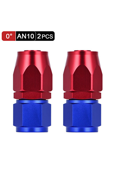 choice2 2 AN10 Straight 2PCS AN4 AN6 AN8 AN10 Straight 45 90 180 Degree Oil F...