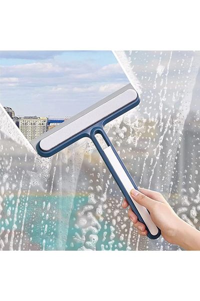 Generic Bolivia's Multi-purpose Silicon Squeegee, Double-Sided Wiper Screen Window Brush, Glass Window Clea
