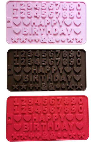 Generic Alphabet Silicone Mould Set - 3 Pack