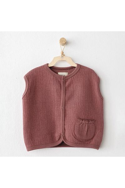 Budi Andywawa Ac26201 Casual Vest Dusky Rose