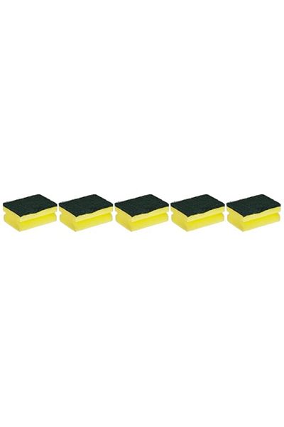 Generic Delcasa Cleaning Sponge, Multi-Colour, DC1551, 5 Pieces