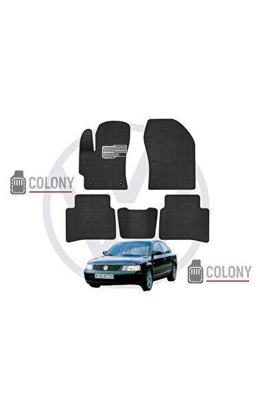 COLONY Volkswagen Passat B5 (1997-2005) Uyumlu Hücreli Premium Eva Paspas Set...