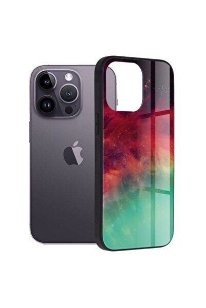 OEM Carcasă pentru iPhone 14 Pro Max, seria Techsuit Glaze, Fiery Ocean