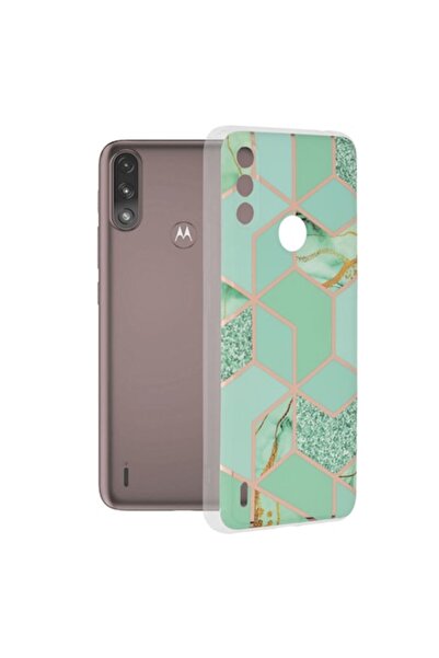 OEM Carcasă pentru Motorola Moto E7 Power/Moto E7i Power, poliuretan, hexagon...