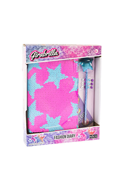 NİCE Jurnal Fashion Girabrilla – set jurnal cu paiete reversibile și pix