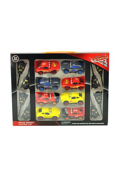Toybox Set Of 8 Cars Lightning Mcqueen Car Model, Simulation Pull Back Model Car Racing Car Toys for Child