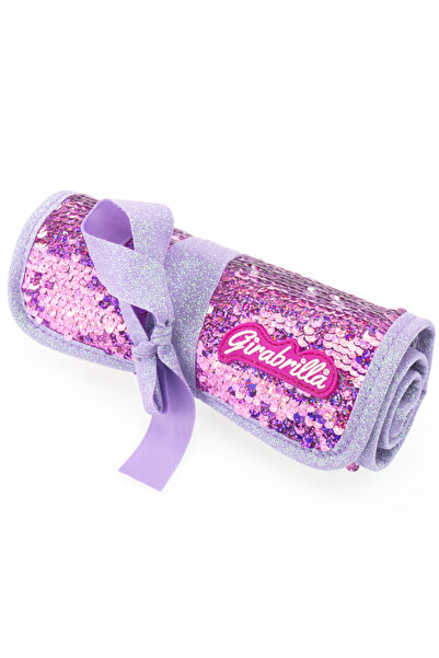 NİCE Penar rulabil Girabrilla – cu paiete reversibile și set 12 pixuri gel + 6 markere duble