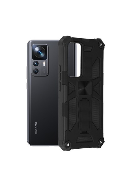 OEM Θήκη για Xiaomi 12T/12T Pro, Πολυουρεθάνη, Μαύρο