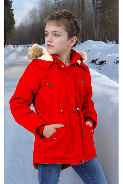 Joui Co Waterproof Canvas Fabric Winter Thick Coat - Durable and Machine Washable