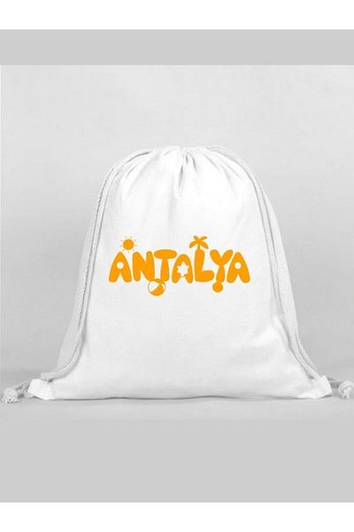Özcan Tasarım Antalya Printed Backpack - Drawstring Sports Bag