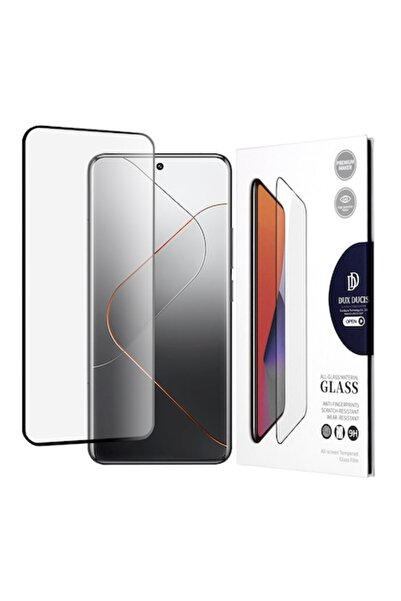 GERICOM Protector de ecran din sticlă securizată pentru Xiaomi 14 Pro, Gericom, rezistent la impact, ramă neagră