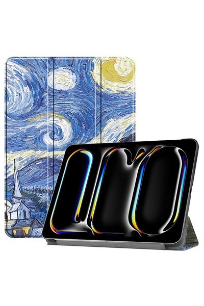 CLOUD Case compatible with iPad Pro 11 2024, Urban, S69, Nano Fiber, Starry Night