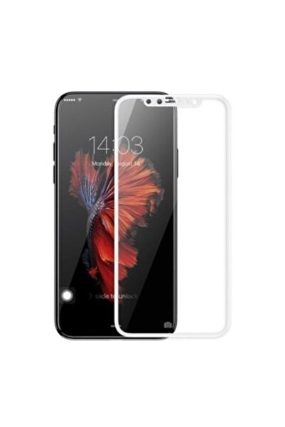 OEM Προστατευτικό οθόνης από σκληρυμένο γυαλί για iPhone XS Max, λευκό διαφανές