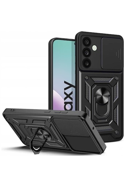 CLOUD Husa pentru Samsung Galaxy M56, F55, Poliuretan, Black