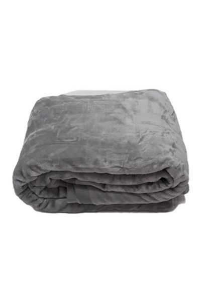 Valle Rosa Fluffy cocolino blanket 200x220cm, Valle Rosa, Grey