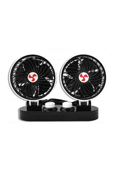 OEM Διπλός αυτόματος ανεμιστήρας, λειτουργία ψύξης αέρα, ισχύς 12W, μαύρο