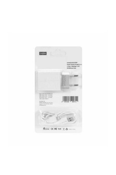OEM Charger 2.4A and USB to Lightning Cable, White