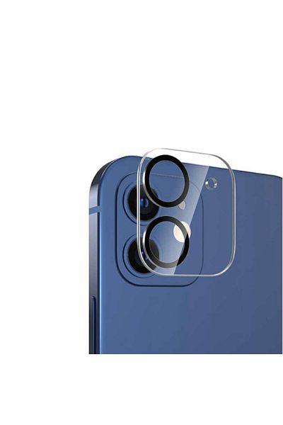 OEM Folie de protecție pentru cameră compatibilă cu iPhone 12 Mini, sticlă securizată 9H, transparentă