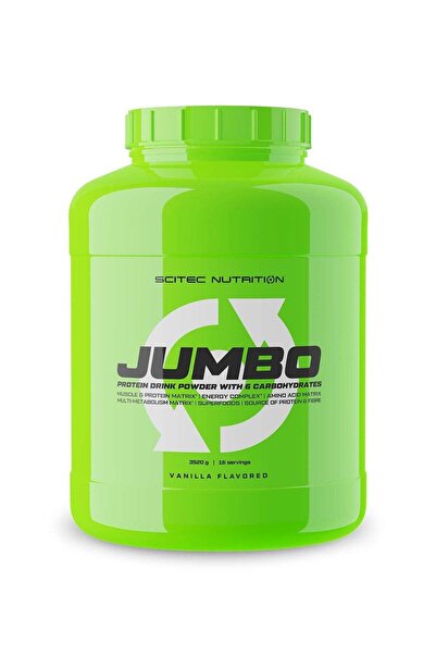 Scitec Nutrition Jumbo Protein Drink Powder With 6 Carbohydrates, Vanilla Flavored, 16 Servings