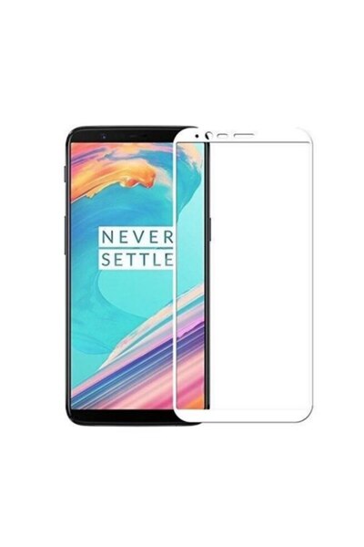 OEM Folie de protecție compatibilă cu OnePlus 5T, sticlă securizată 9H, alb-transparentă