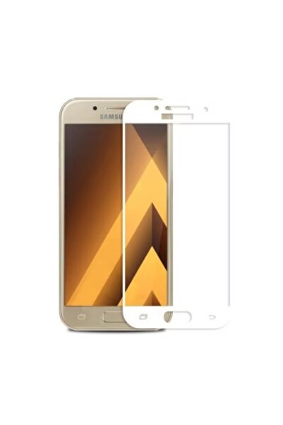 OEM Folie de protectie compatibila cu Samsung Galaxy A3 2016, sticla 3D temperata, 9H, Alb