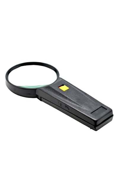 OEM Lupă manuală LED cu lentilă de 75 mm și zoom 3x, neagră