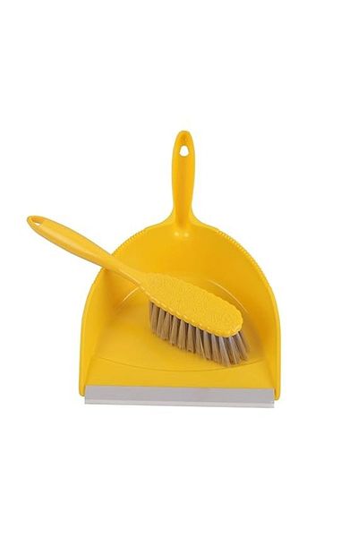 SMART KLEAN Dust Pan with Brush, 8053 Durable, Ergonomic, and Easy-to-Use Cleaning Tool