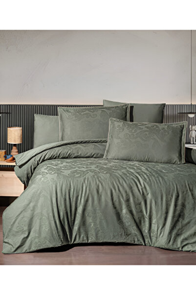 LAROMANO First Choice La Romano - Vandela 300 TC Jakarlı Premium Saten Çift K...
