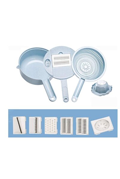 CLOUD Razatoare Multifunctionala cu 10 Piese, 5 Site, Cu Separator de Oua si ...