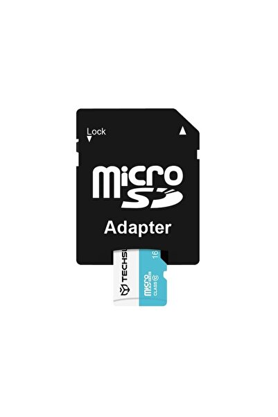 GERICOM Card de memorie pentru telefon, tabletă sau cameră, clasa 10, stocare de 16 GB, cu adaptor, negru