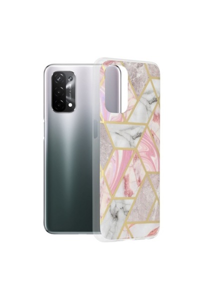 OEM Carcasă pentru Oppo A54 5G/A74 5G/OnePlus Nord N200 5G, Poliuretan, Roz H...